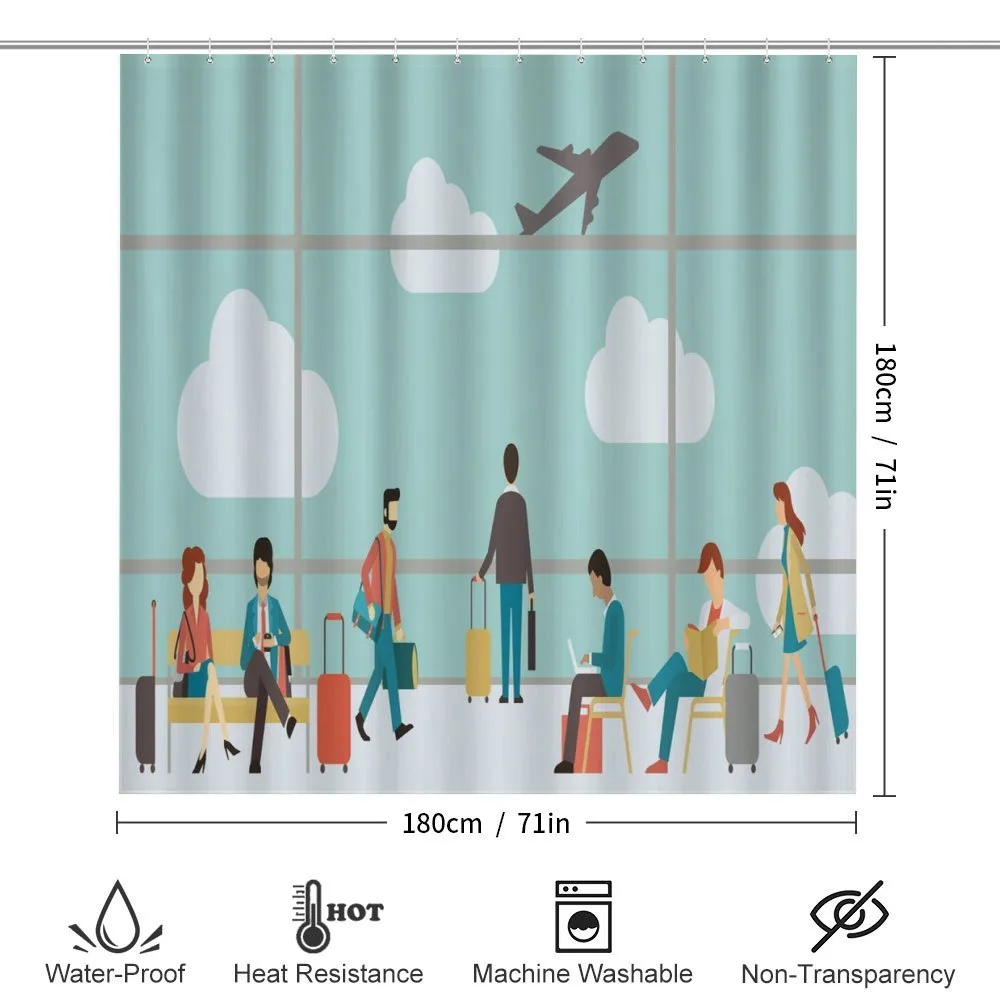 People Waiting in Terminal — Detail 2