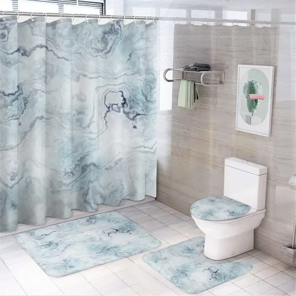 Soft Hazy Ottoman Style on a shower curtain