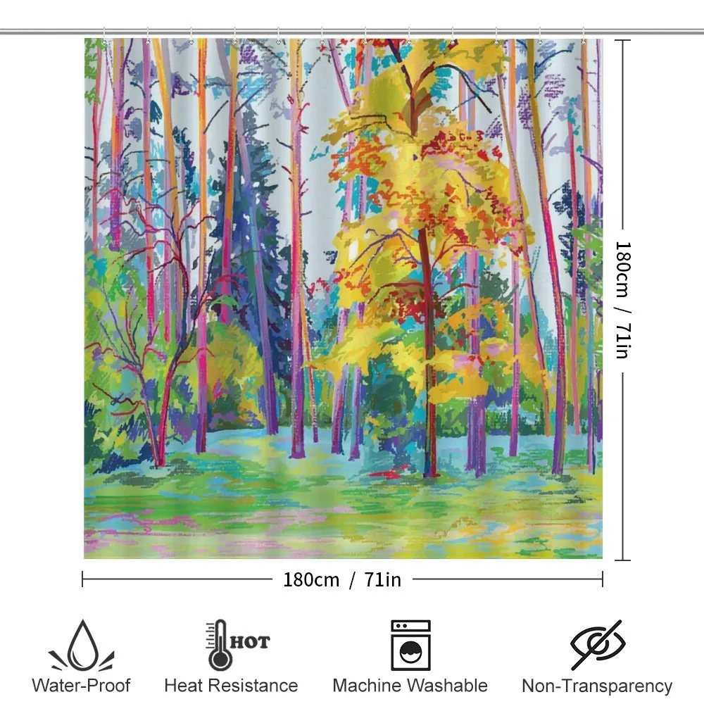 Spring Forest Painting — Detail 2