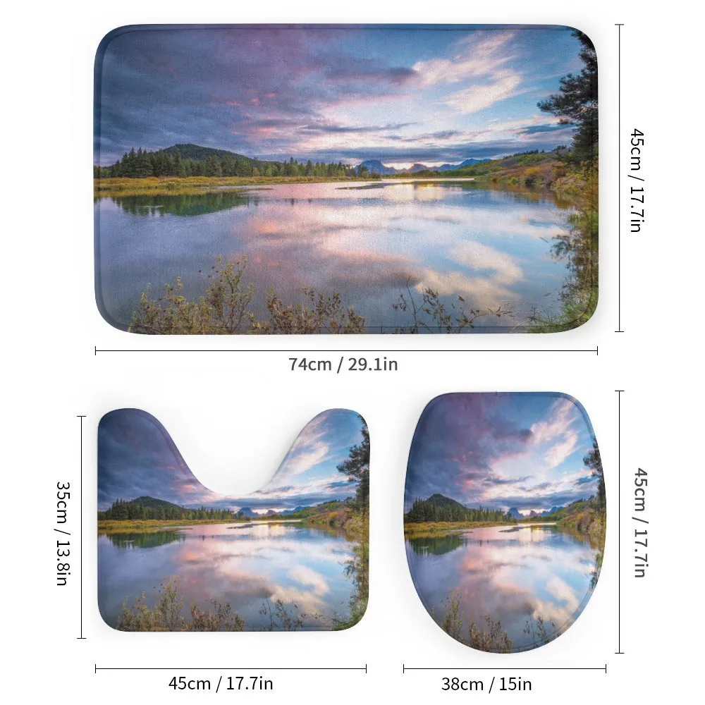 Sunset on Oxbow Bend — Detail 1
