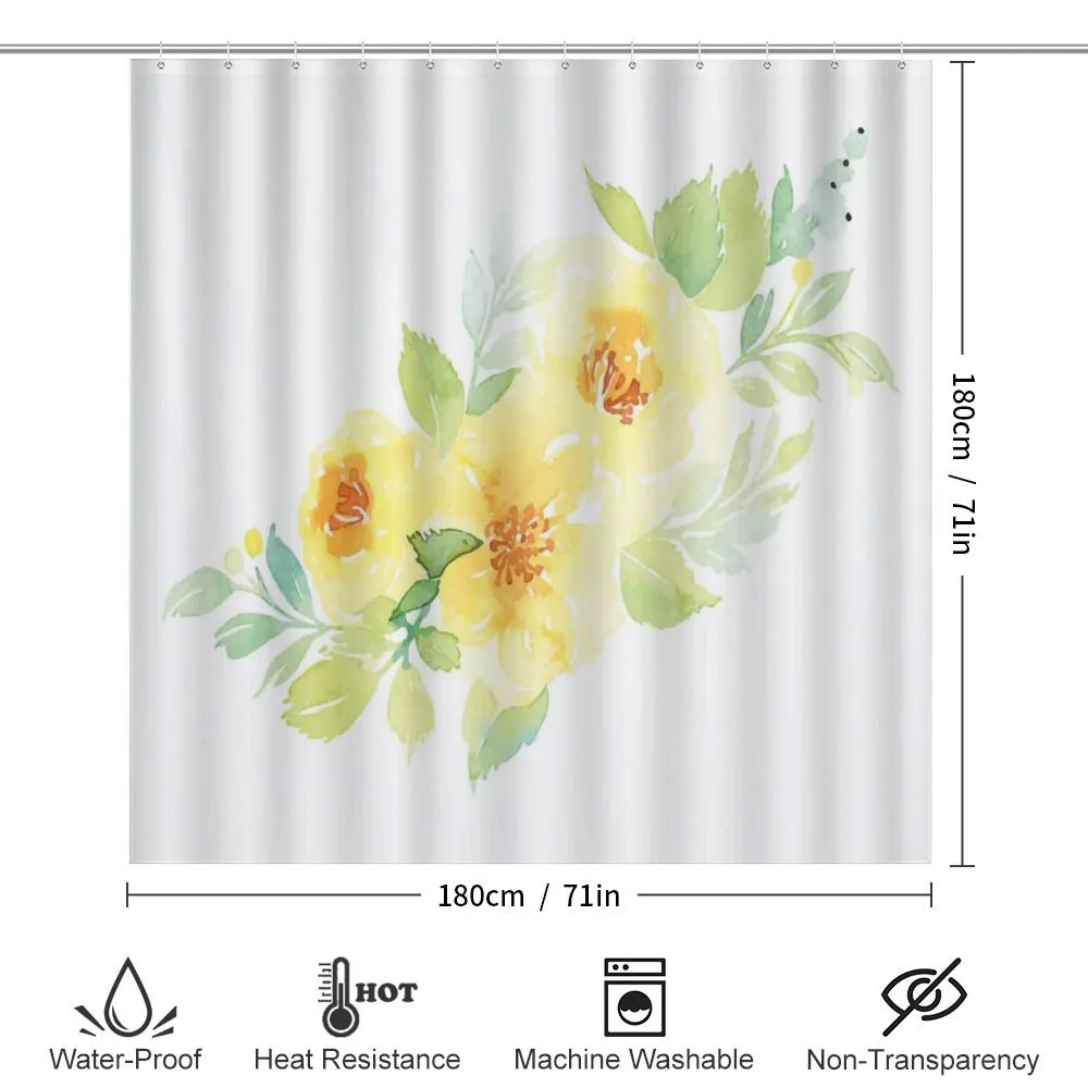 Watercolor Nature Flower — Detail 2