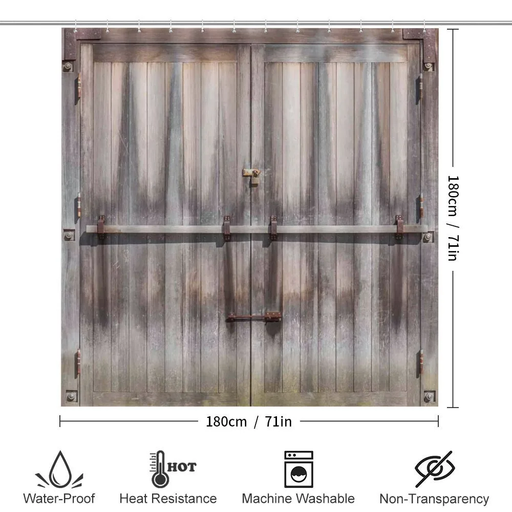 Wooden Oak Country Gate — Detail 2