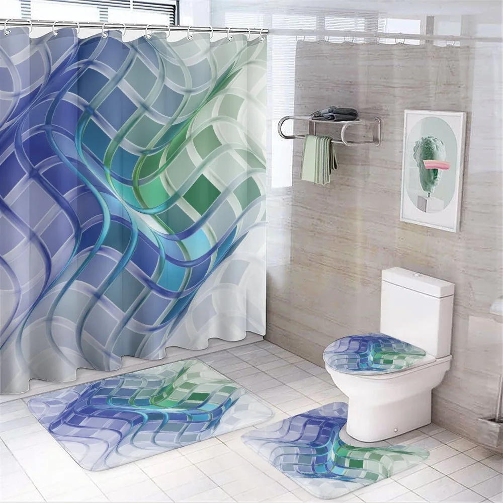 Abstract Wavy Squares — Your design