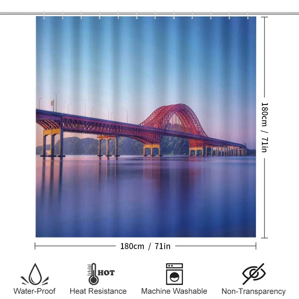 Bridge on River Dusk — Detail 2