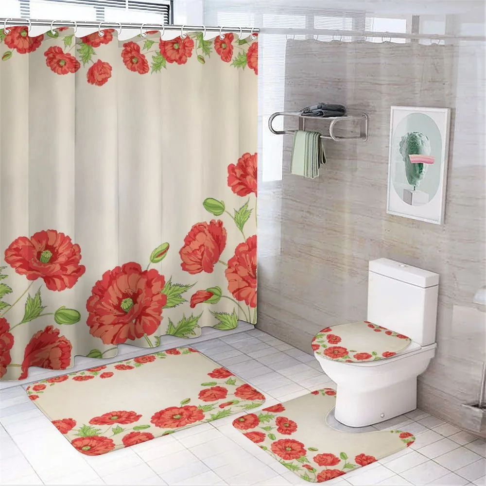 Card with Poppy Flowers — Your design