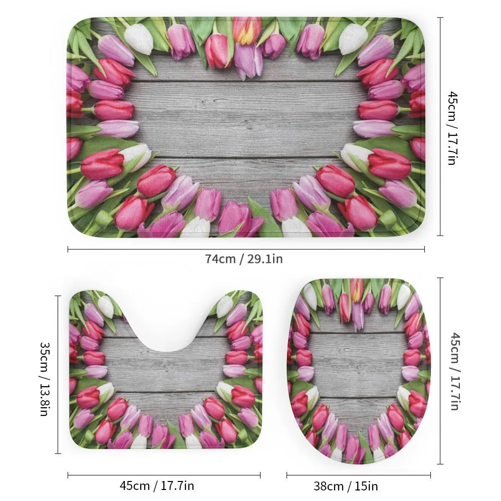 Frame of Fresh Tulips — Detail 1