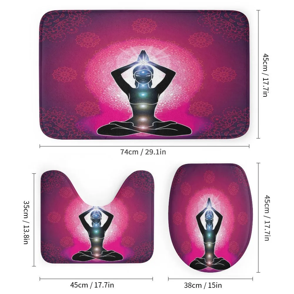 Maroon Yoga Meditation — Detail 1