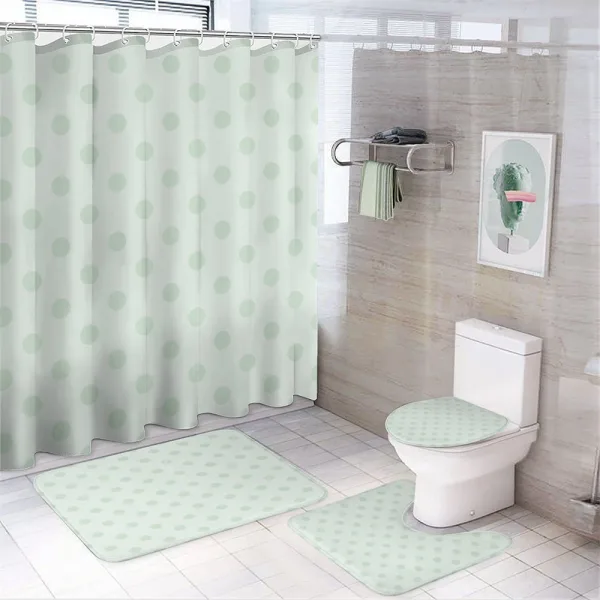 Polka Dots Classic on a shower curtain