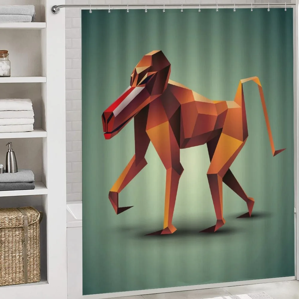 Polygonal Wild Monkey — Detail 4