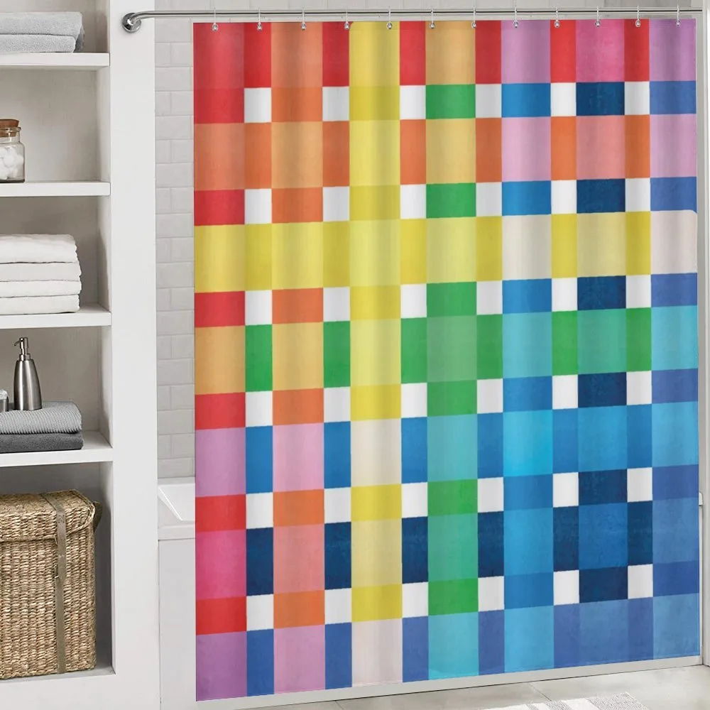 Rainbow Squares Art — Detail 4