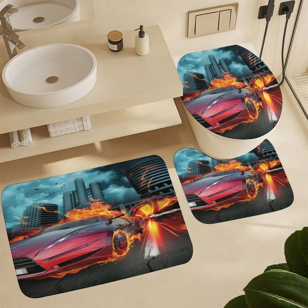 Red Hot Concept Car Flames — Detail 5