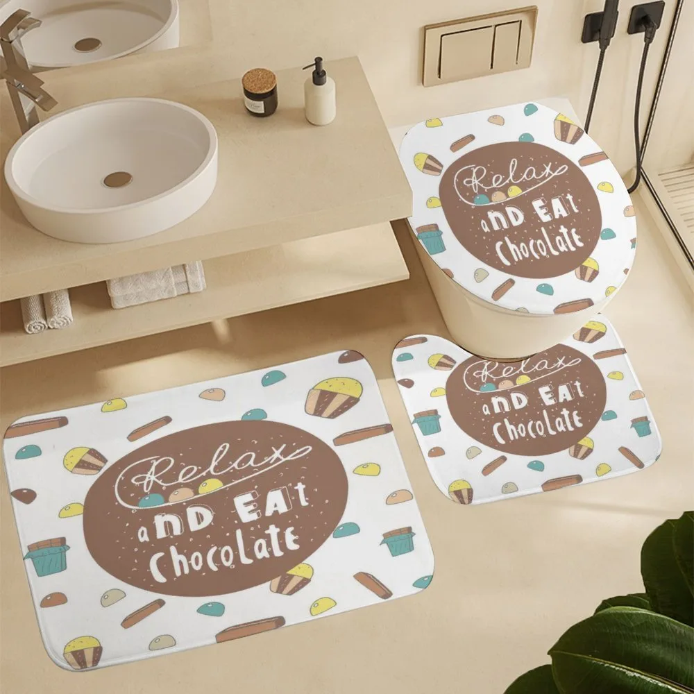 Relax and Eat Chocolate Text — Detail 5