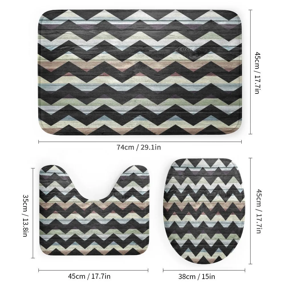 Retro Art Black Chevron — Detail 1