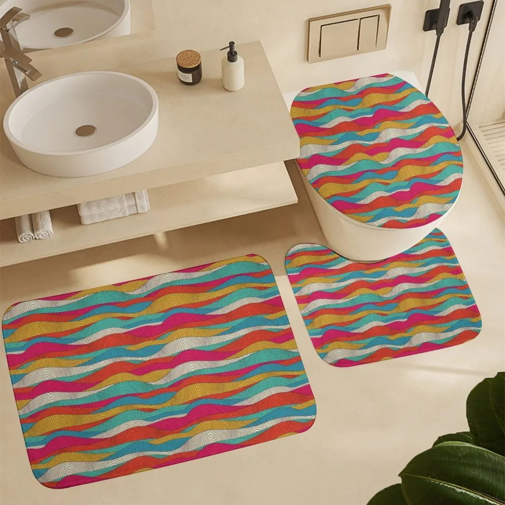 Retro Colorful Wave Design — Detail 5