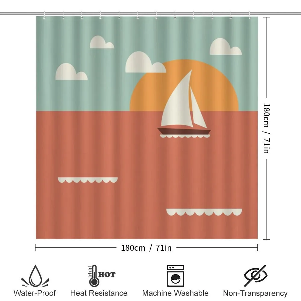 Sailboat Dawning Sun — Detail 2