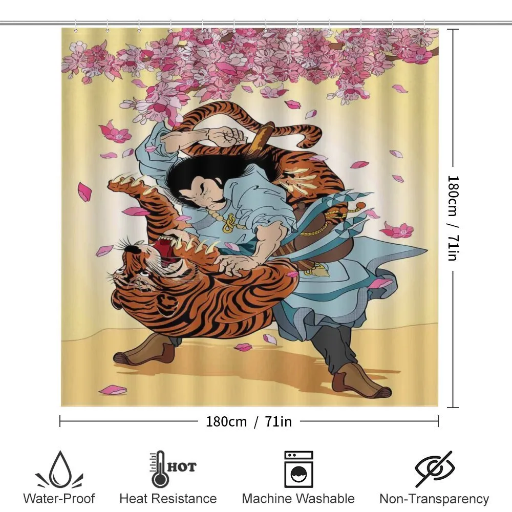 Samurai and Tiger — Detail 2