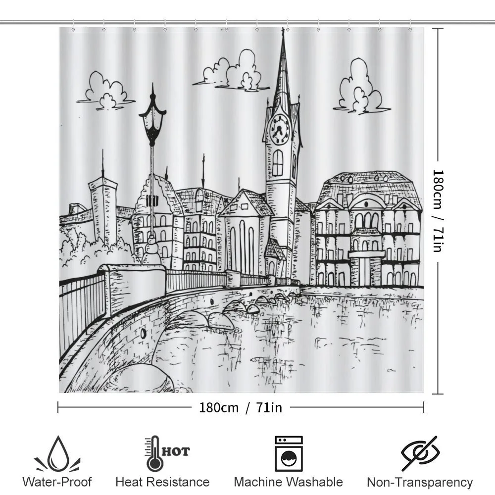 Sketch Style Zurich — Detail 2