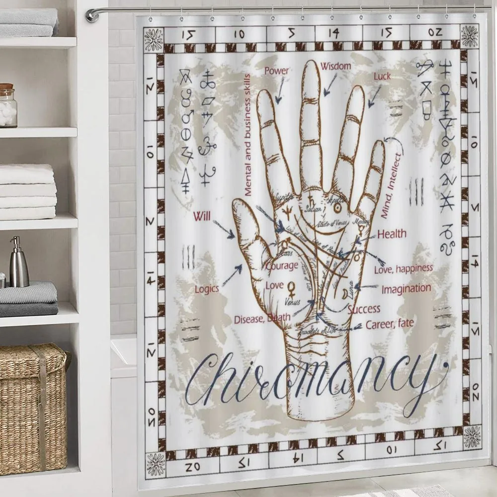 Vintage Chiromancy Chart — Detail 4