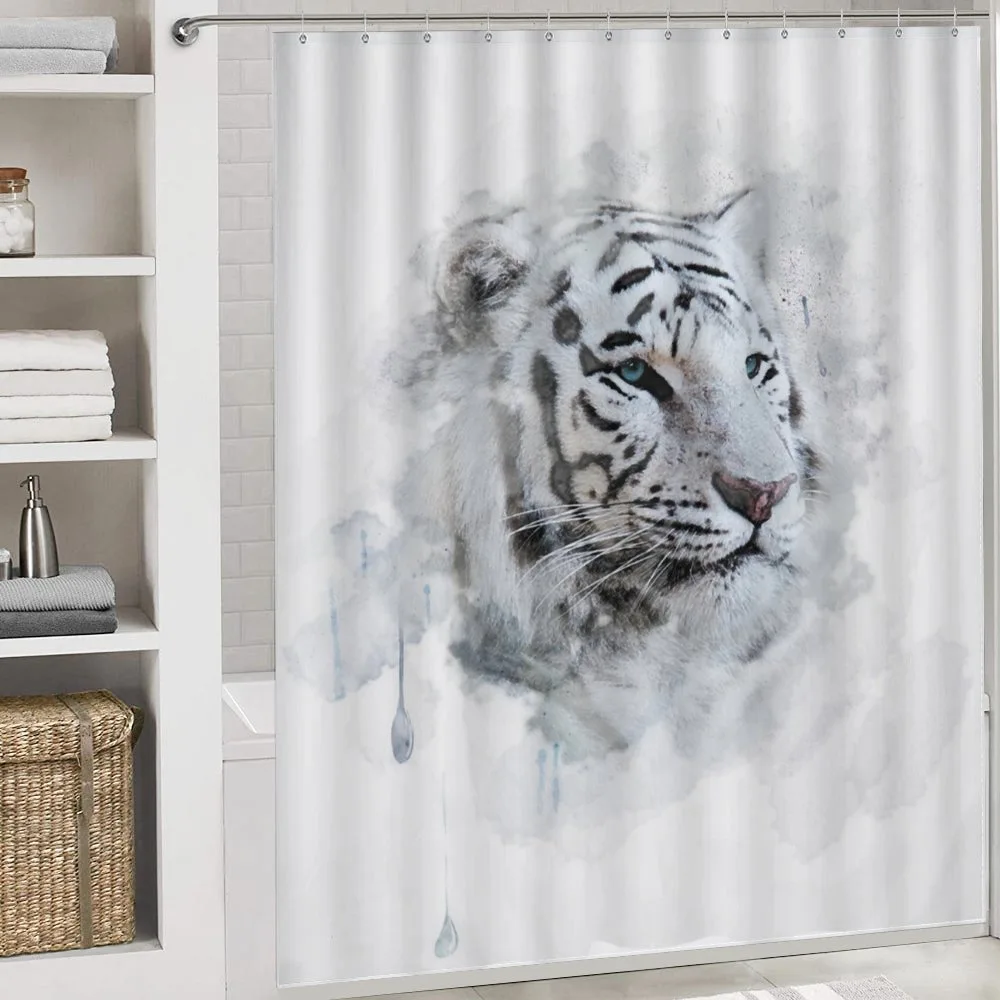 White Tiger Portrait — Detail 4