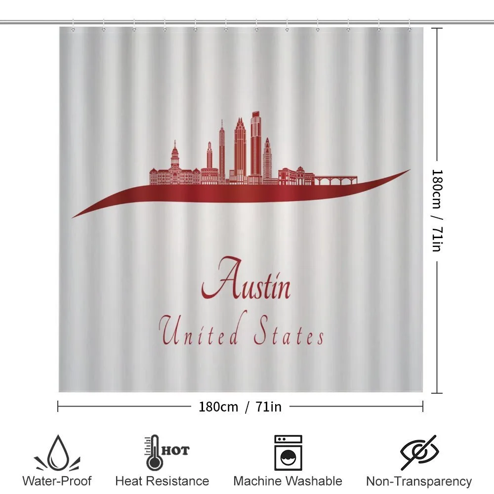 Calligraphic Modern Skyline — Detail 2