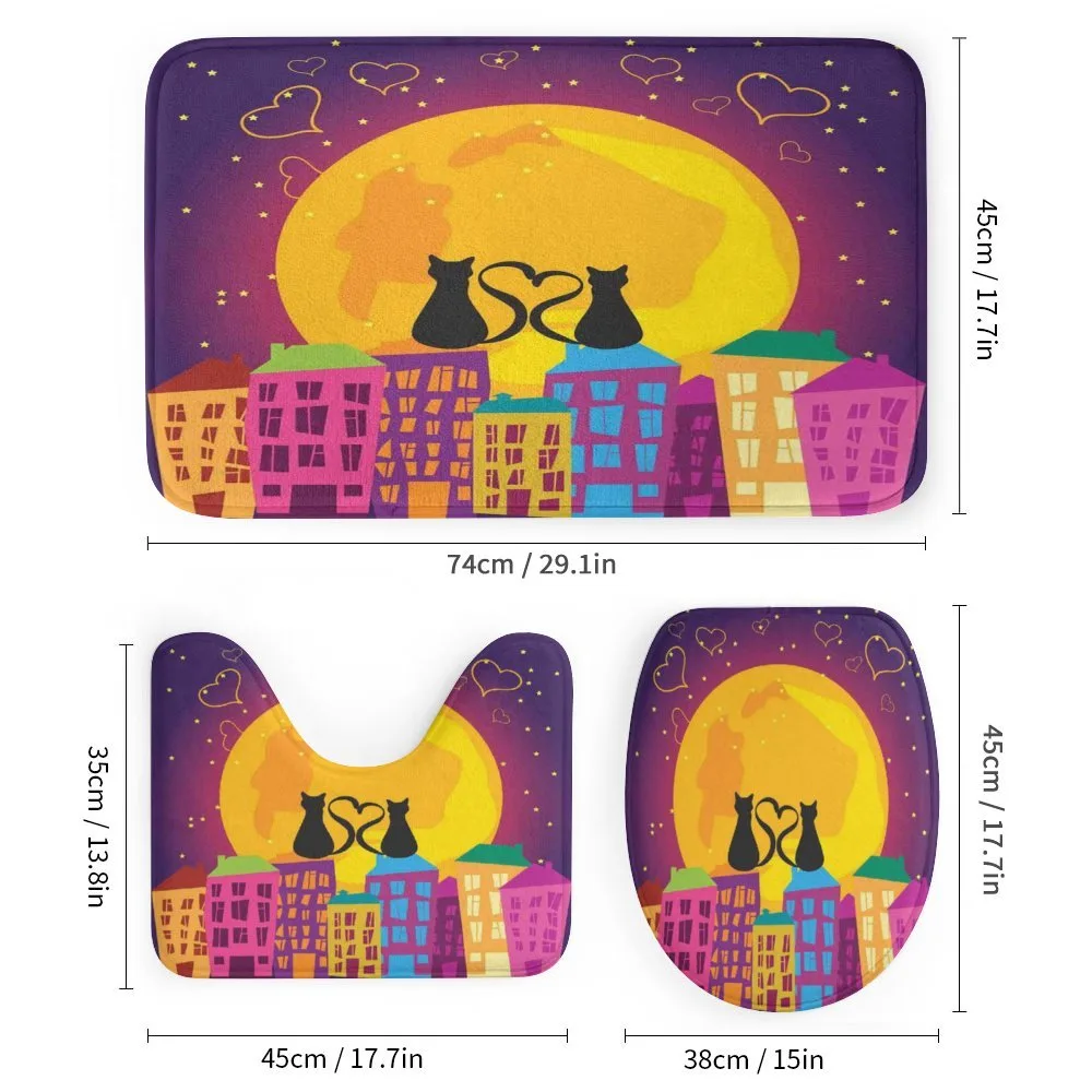 Cats on the Roof Heart — Detail 1
