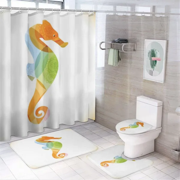 Coral Reef Aquarium on a shower curtain
