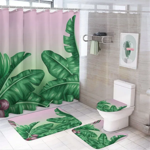 Exotic Orchid Blooms on a shower curtain