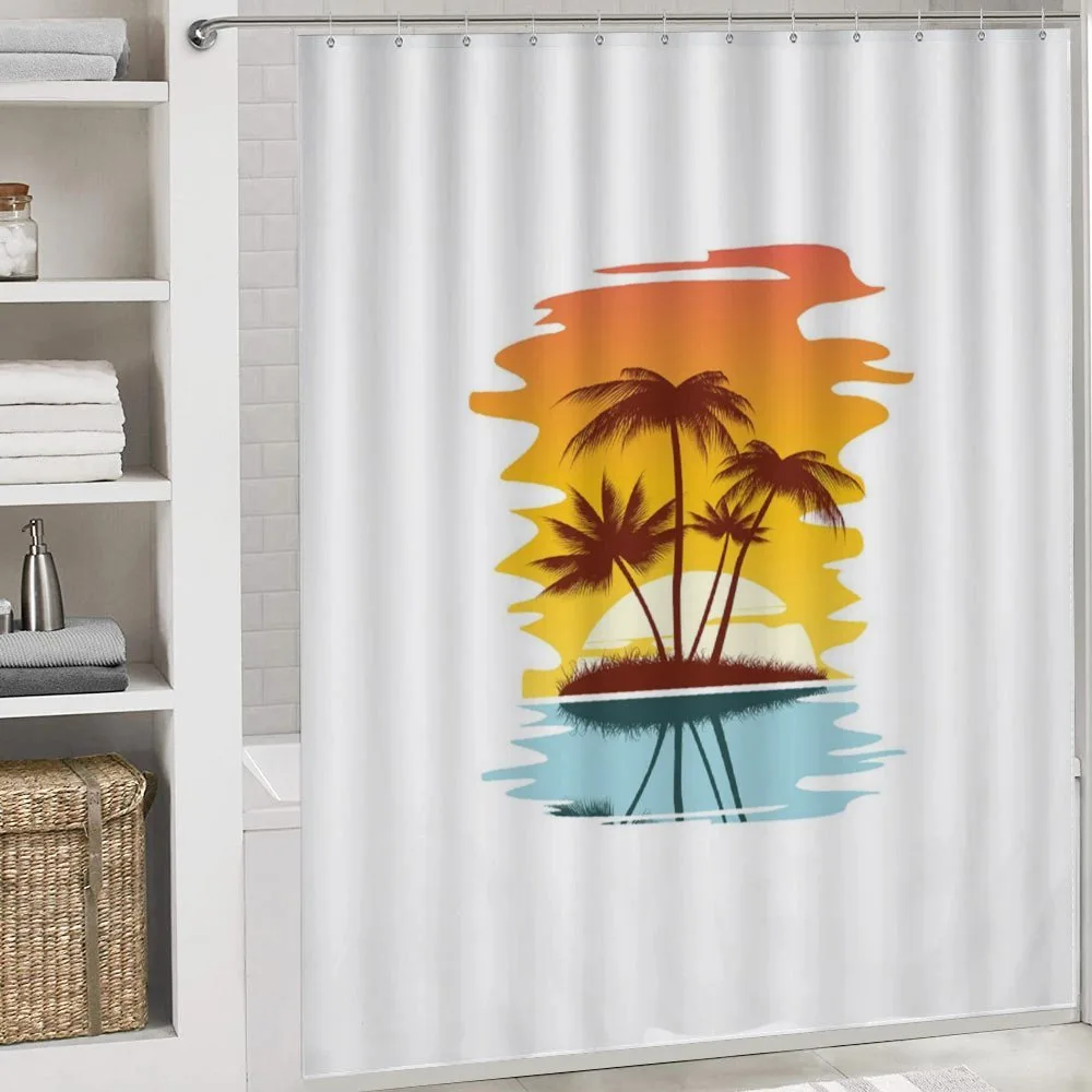 Exotic Palm Trees Sunset — Detail 4