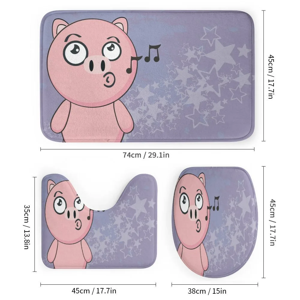Farm Animal Singing Star Motifs — Detail 1