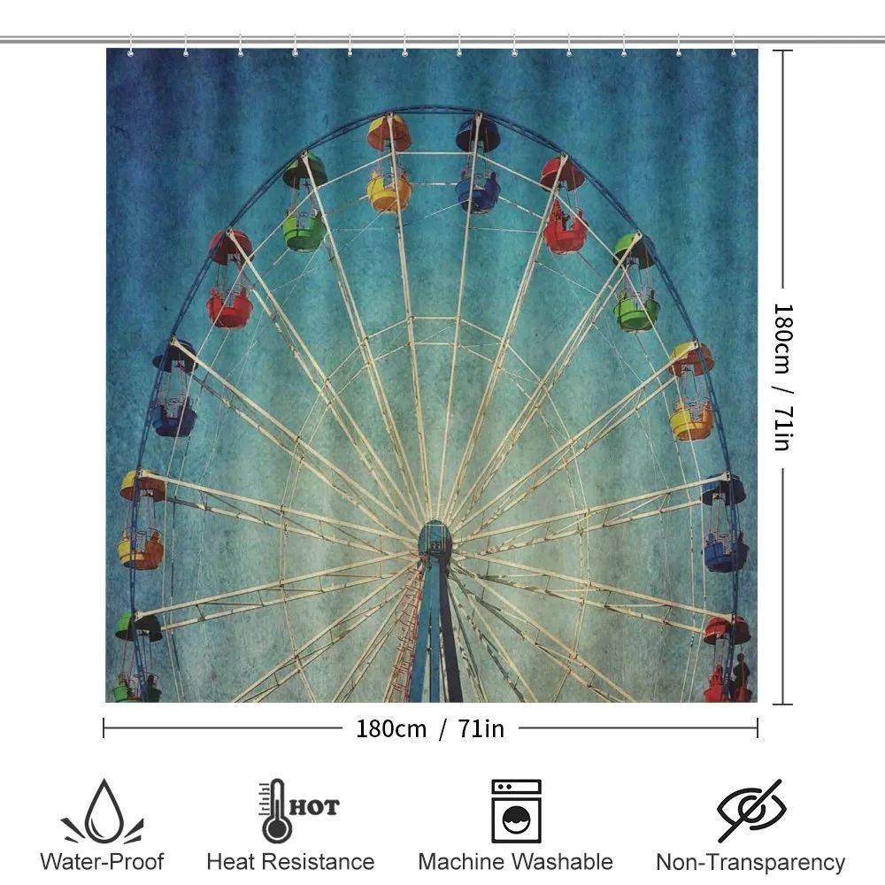 Ferris Wheel Fun Retro — Detail 2