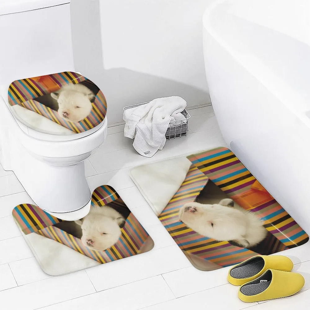 Newborn Dog in Gift Box Photo — Detail 3