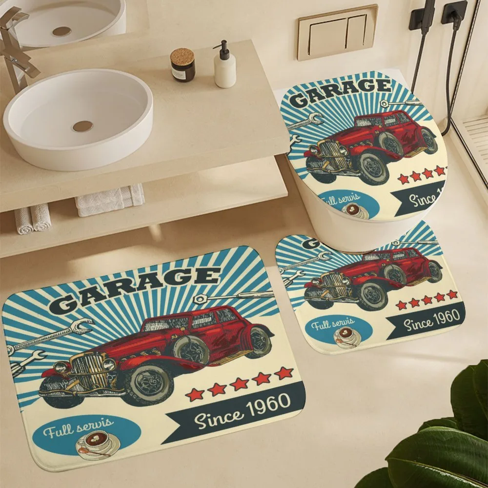 Retro Car Garage Art — Detail 5