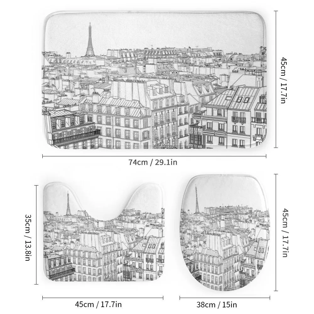 Roofs in Paris and Eiffel — Detail 1