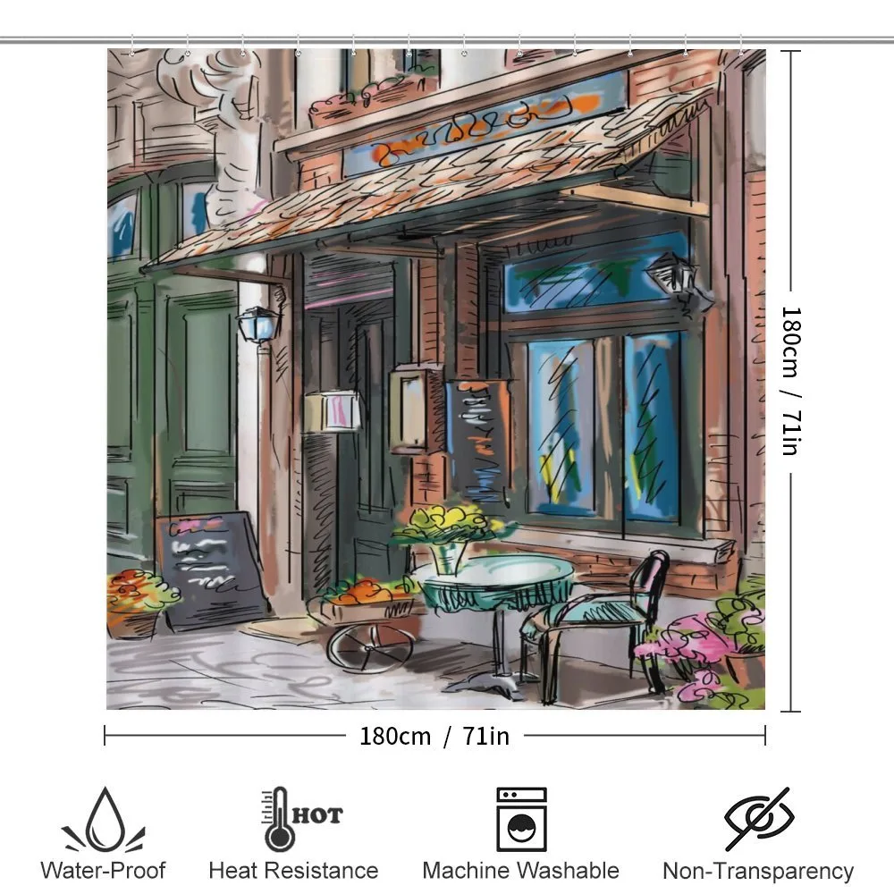 Street Paris Cafe Eating — Detail 2