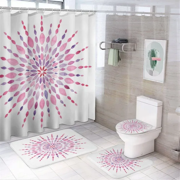 Tribal Folklore Boho on a shower curtain