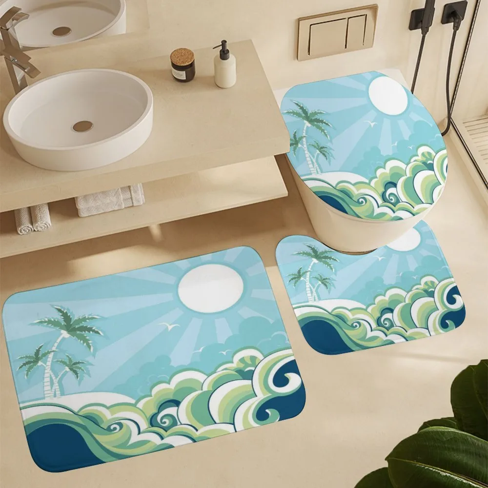 Wavy Sea Palm Trees — Detail 5