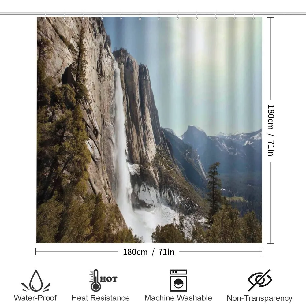 Yosemite Falls Mountain — Detail 2
