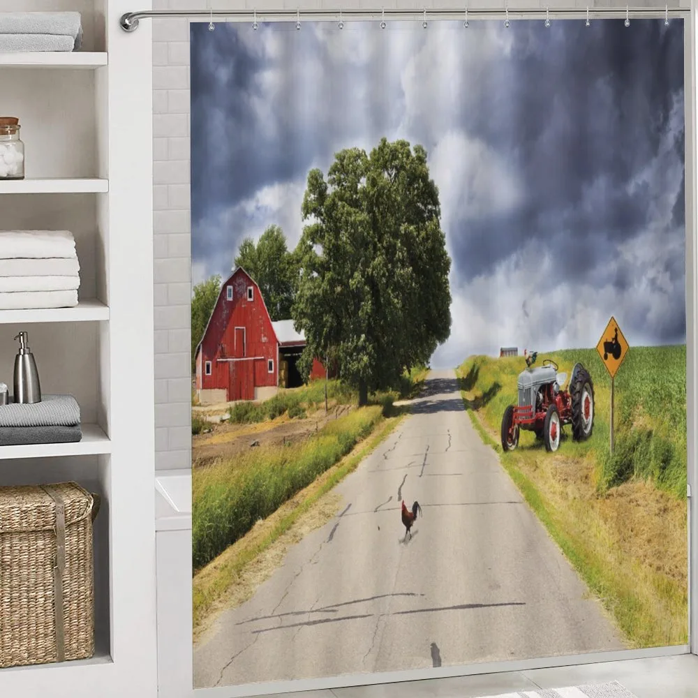 Barn and Tractor on Side — Detail 4