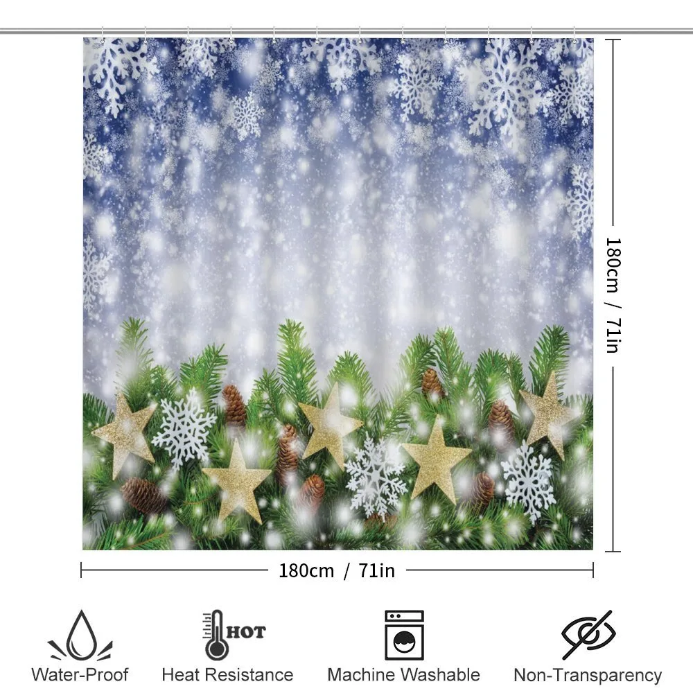Bokeh Snowflakes — Detail 2