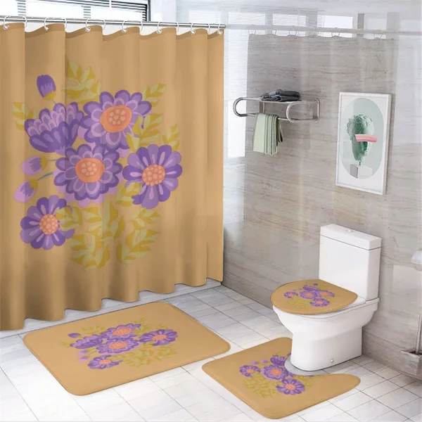 Bouquet of Fall Blossom on a shower curtain