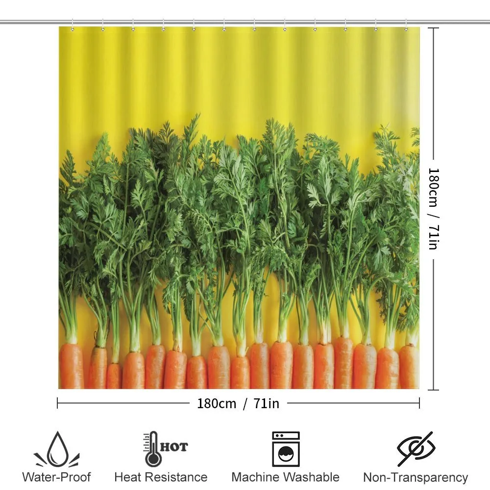 Carrots in a Row Art — Detail 2