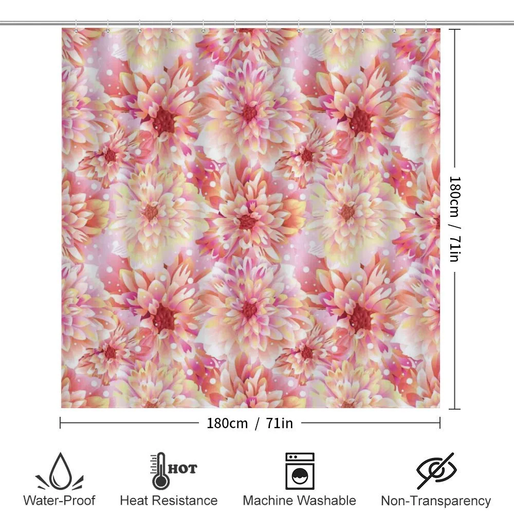 Dahlias Floral — Detail 2