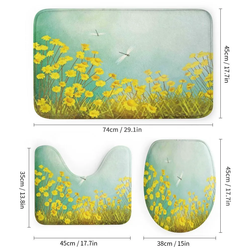 Daisies and Dragonflies — Detail 1