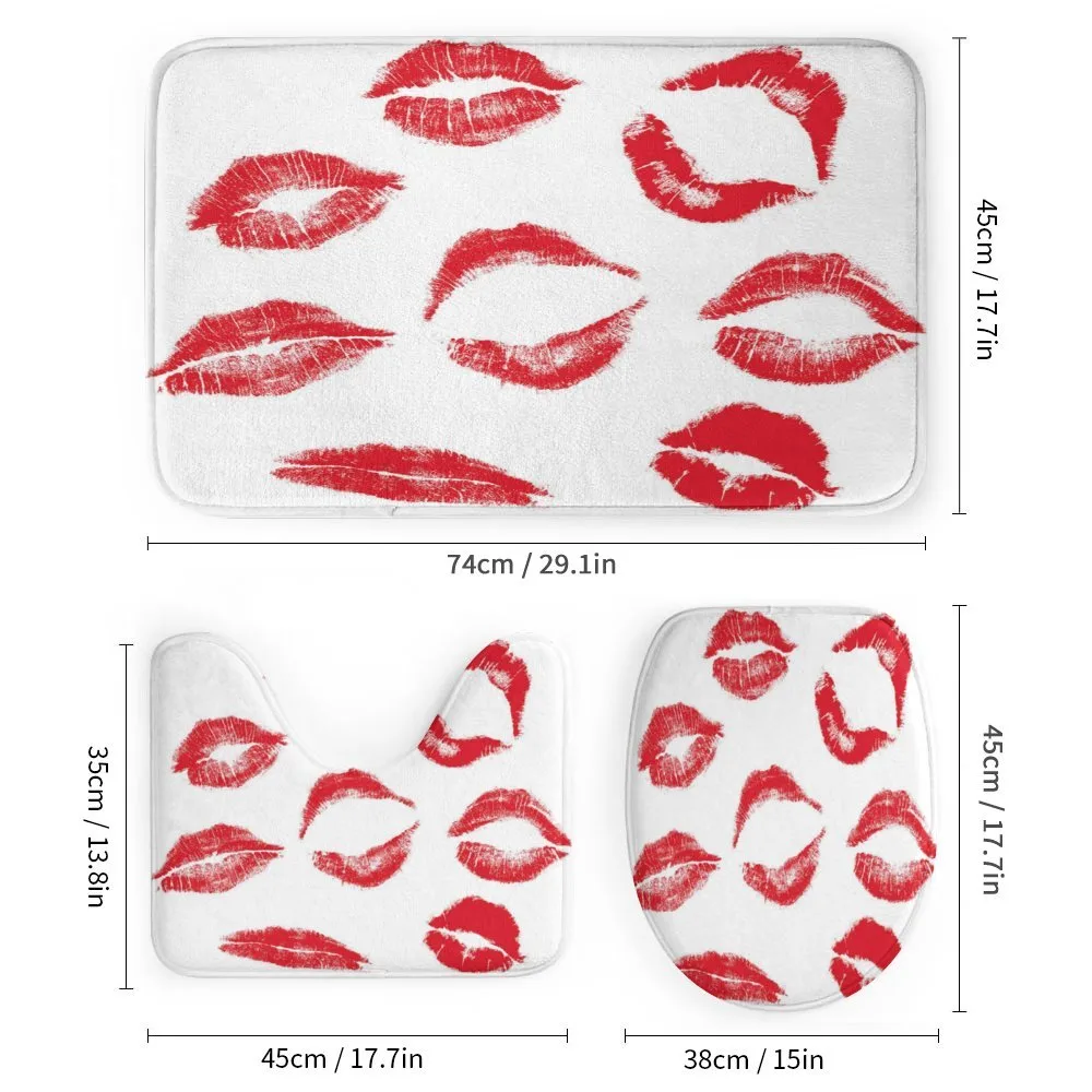 Different Red Kiss Marks — Detail 1