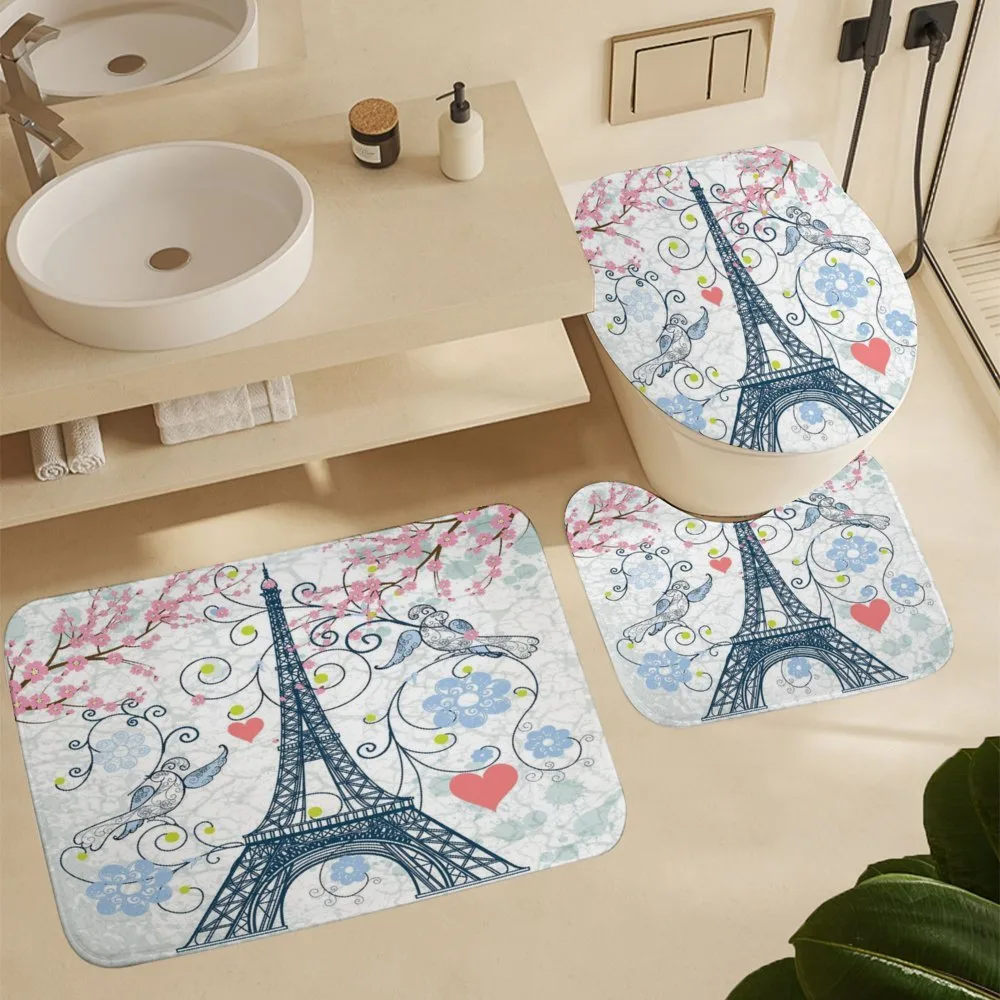 Eiffel Swirling Flowers Heart — Detail 5