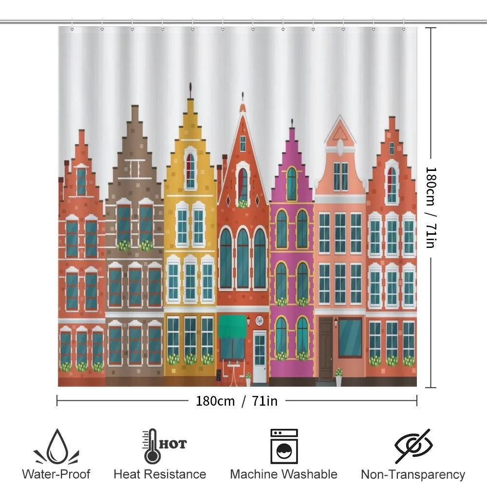 European Colorful Houses — Detail 2