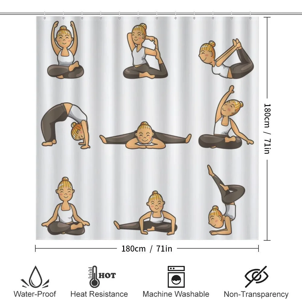 Girl Positions Aerobics — Detail 2