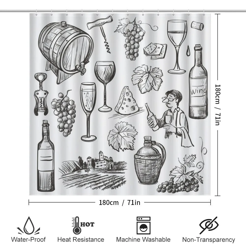 Gourmet Wine Set Sketchy — Detail 2