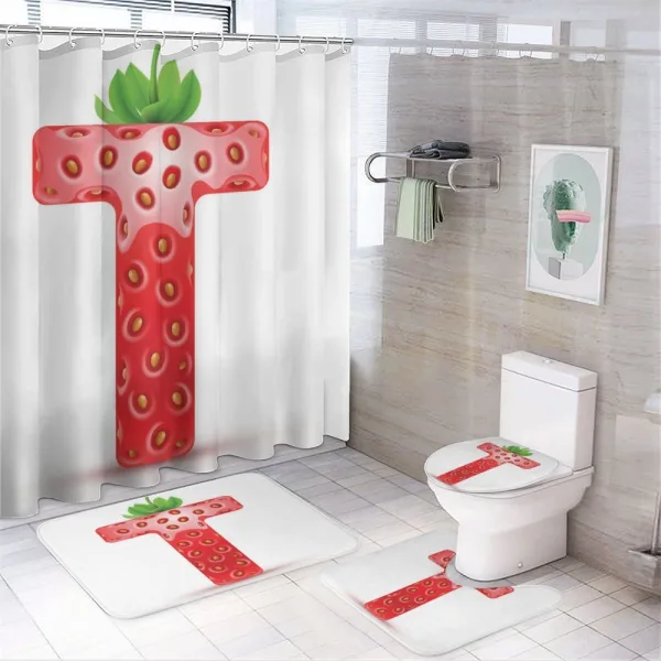Harvest Yield Themed T on a shower curtain