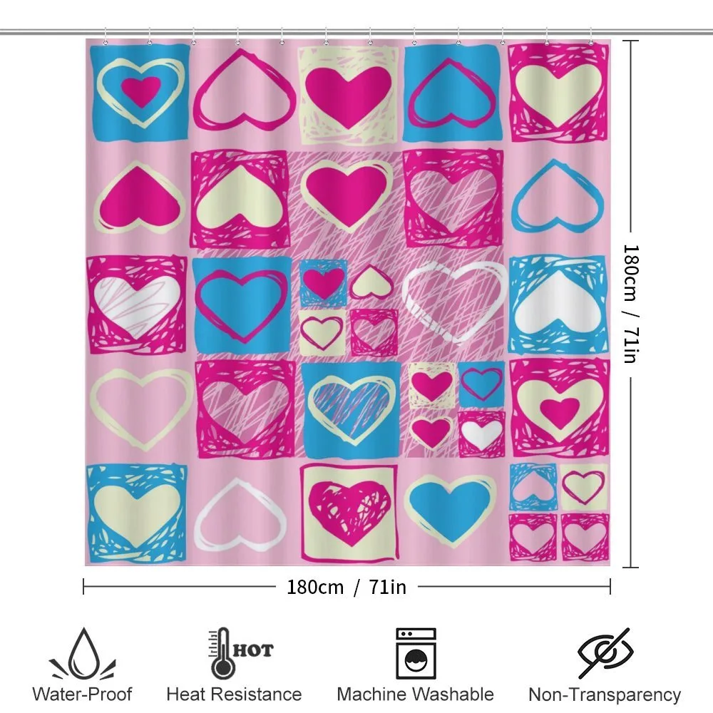 Hearts in Square Shape — Detail 2